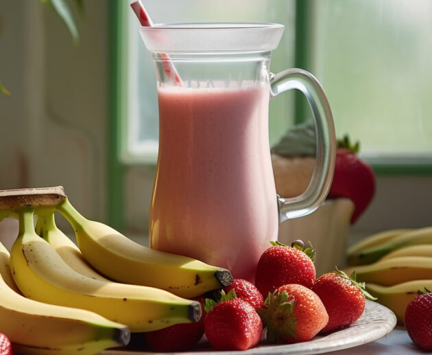 Smoothie ya strawberry na ndizi | Jarida la Mapishi