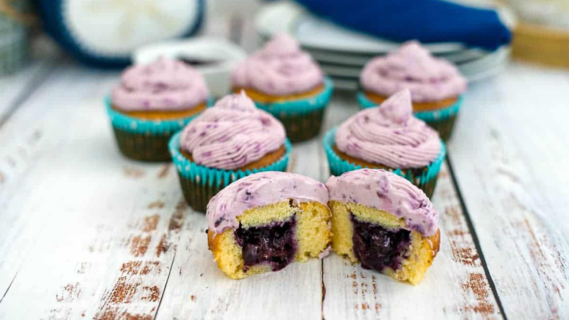 Cupcakes za blueberry | Jarida la Mapishi