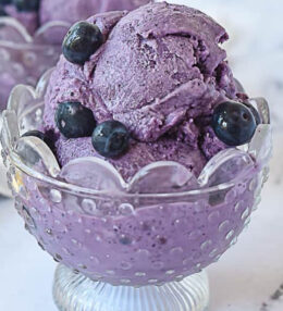 Ice cream ya blueberry