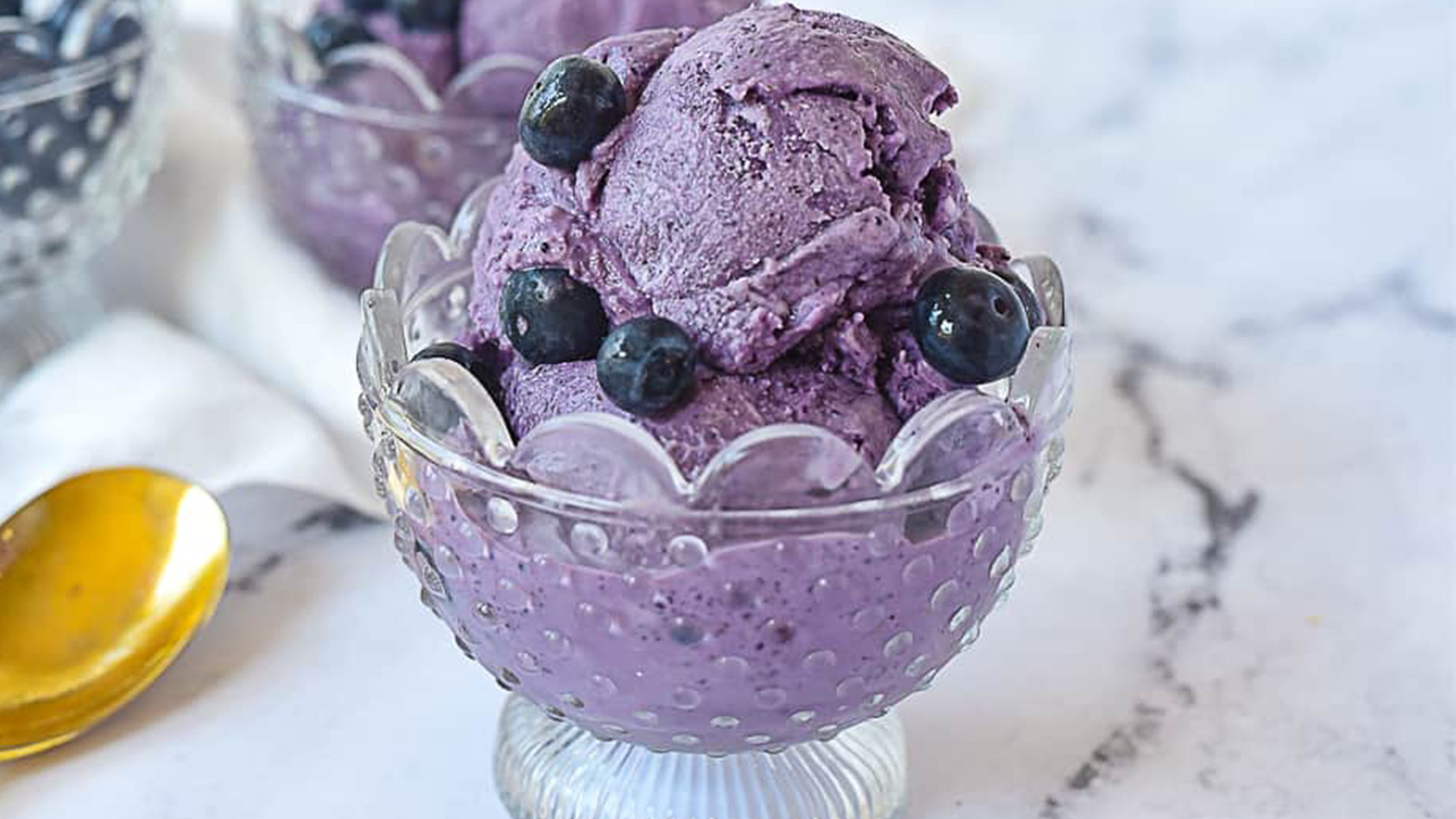 Ice cream ya blueberry | Jarida la Mapishi