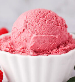 Ice cream ya raspberry