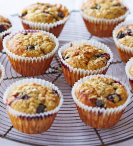 Muffins za blueberry na mpopi