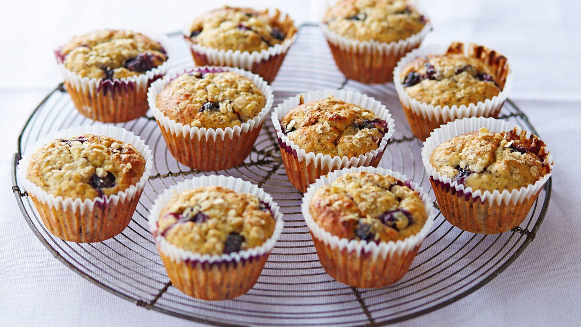 Muffins za blueberry na mpopi | Jarida la Mapishi