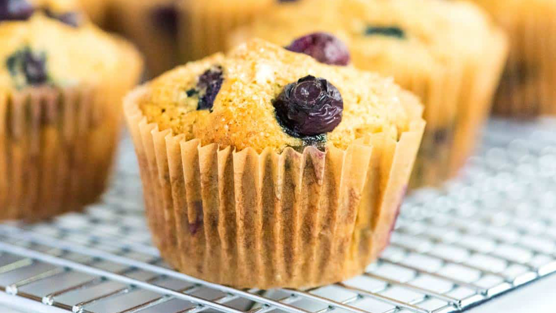 Muffins za blueberry na ndizi | Jarida la Mapishi