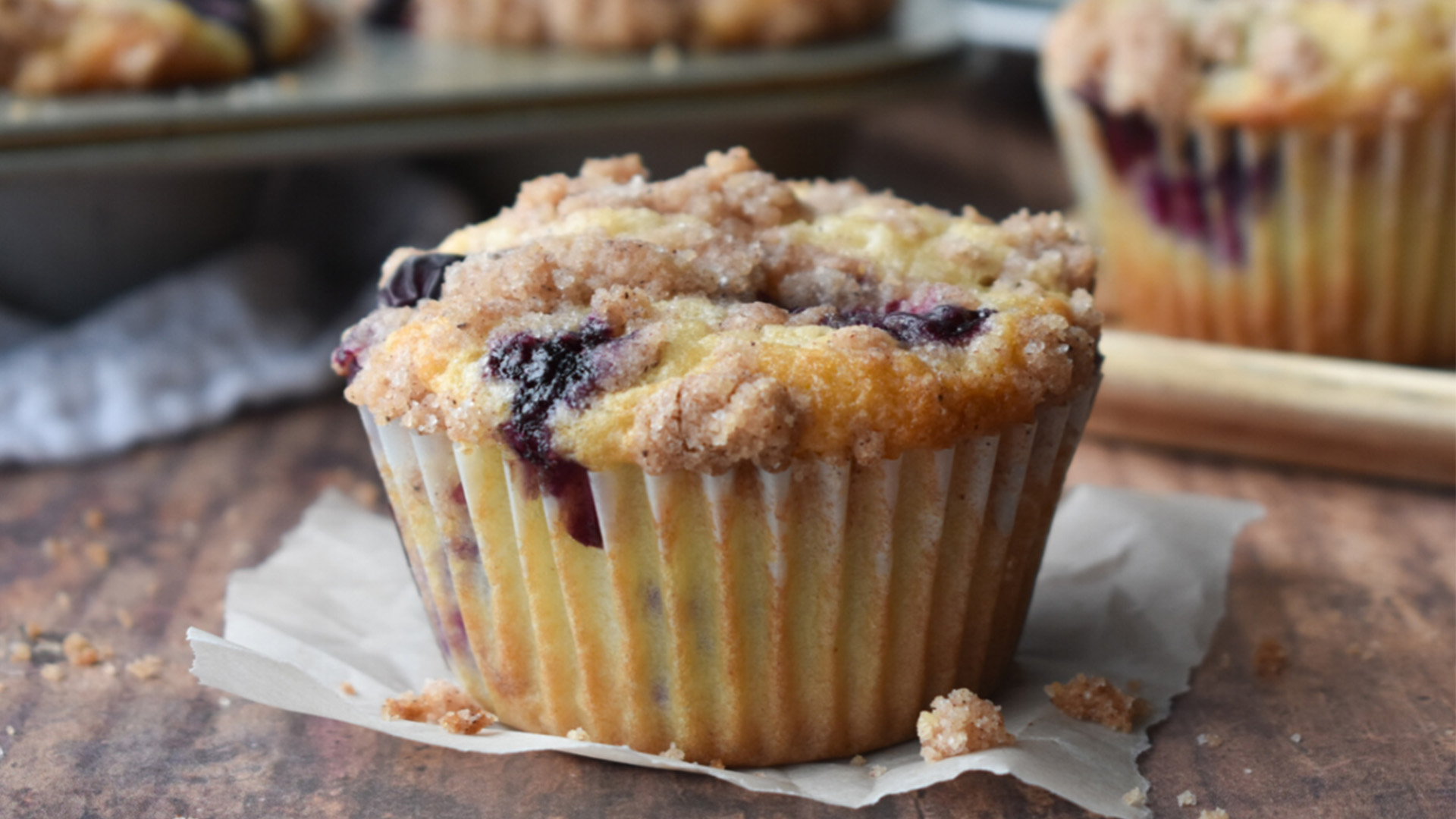 Muffins za limao na blueberry | Jarida la Mapishi