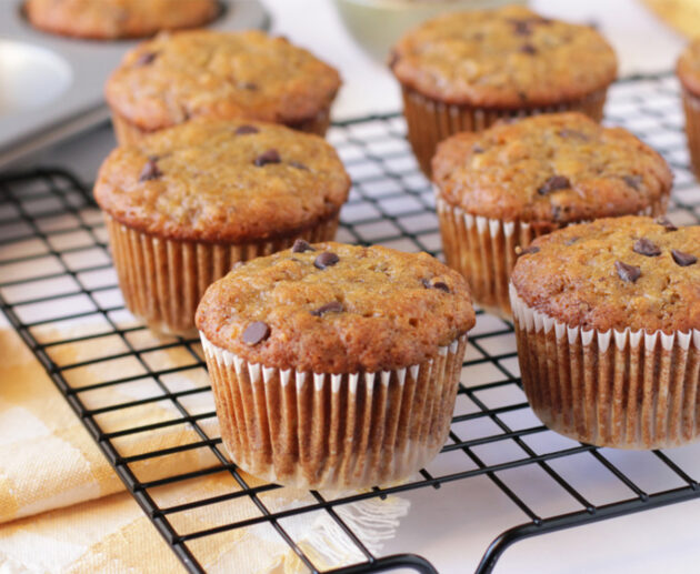 Muffins za ndizi na chocolate | Jarida la Mapishi