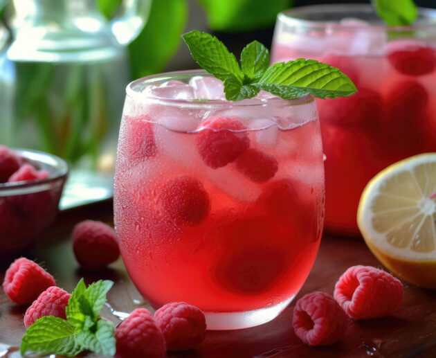 Lemonade ya raspberry na minti | Jarida la Mapishi